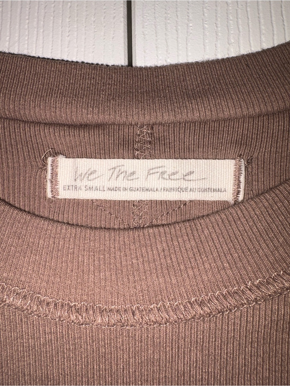 We The Free Ribbed Tank Top in Brown - Picture 7 of 12